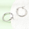 201 Stainless Steel Hoop Earrings SA-CBA4A0D-16P-D-3