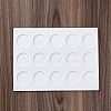 DIY Flat Round Wax Seal Stamp Silicone Mats AJEW-A038-01-2