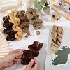 6Pcs 6 Colors High Temperature Fiber Doll Hairs DIY-GL0006-24B-3