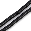 Baking Paint Electroplated Synthetic Non-magnetic Hematite Beads Strands G-H072-L01-01-1