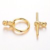 Alloy Toggle Clasps X-TIBE-AB2035Y-G-NF-1-1