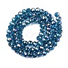 Electroplate Glass Beads Strands LS-EGLA-A044-T6mm-B27-3