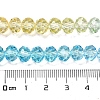 Transparent Painted Glass Beads Strands DGLA-A034-T8mm-A13-3