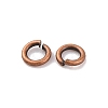 Brass Saw Cut Open Jump Rings KK-G514-01B-R-2