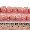 Synthetic Coral Flower Rose Beads Strands CORA-U001-01B-02-4