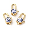 Brass Lobster Claw Clasps KK-K385-019G-2