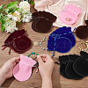 Nbeads 40pcs 4 colors Gourd Velvet Bags TP-NB0001-65-3