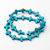 Synthetic Turquoise Beads Strands TURQ-G112-12x16mm-01-2