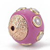 Handmade Indonesia Beads IPDL-Q041-103L-G-2