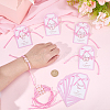 Alloy Enamel Bowknot Link Bracelets BJEW-BM0001-02-3