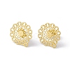 304 Stainless Steel Stud Earrings Finding STAS-C061-06G-1