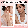 10Pc Valentine's Day Brass Micro Pave Clear Cubic Zirconia Pendants KK-BBC0023-75-5