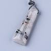Natural Tourmalinated Quartz/Black Rutilated Quartz
 Pendants X-G-G845-01C-2