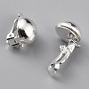 Brass Clip-on Earring Findings KK-O131-03S-A-2