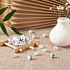 72Pcs 4 Color Handmade Porcelain Ceramic Beads Strands PORC-FW0001-01-5