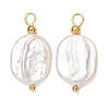 Natural Baroque Keshi Pearl Pendants PA-CBA55BD-03G-1