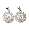 304 Stainless Steel Pendants STAS-I204-W-P-1