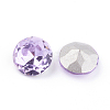 Pointed Back & Back Plated Glass Rhinestone Cabochons RGLA-J012-10mm-371-3