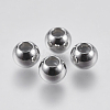 201 Stainless Steel Beads STAS-F195-007P-6mm-1