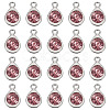 20Pcs Faceted Glass Charms RGLA-TADJ0001-01B-2