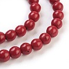 Synthetic Turquoise Beads Strands TURQ-G106-8mm-02H-3