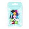 Macaron Color Plastic Yin-yang Resealable Bags OPP-N001-01A-01-3