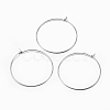 316 Surgical Stainless Steel Hoop Earrings Findings STAS-F149-32P-D-1