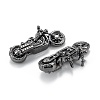 Brass Micro Pave Clear Cubic Zirconia Pendants ZIRC-P086-29-4