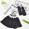 Gorgecraft 8Pcs Polyester Tassel Pendant Decorations AJEW-GF0004-66D-5