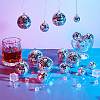 Mirror Ball Reflective Ball Pendants DIY-WH0570-26-5
