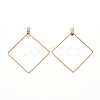 PVD Vacuum Plating 304 Stainless Steel Wire Pendants LS-STAS-S103-10G-2