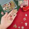 SUNNYCLUE Christmas Earring Making Kit DIY-SC0021-95-3