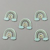10Pcs Translucent Resin Pendants RESI-WH0026-54-2