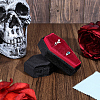 1Pc Coffin Shaped Velvet Ring Organizer Boxes AJEW-BBC0001-08-4