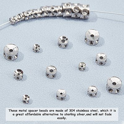 304 Stainless Steel Beads Rhinestone Settings STAS-UN0008-49P-1