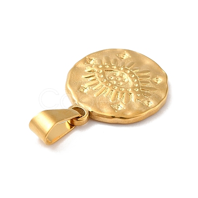PVD Vacuum Plating 304 Stainless Steel Pendants STAS-F277-30G-1