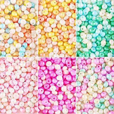 96G 6 Colors 6/0 Glass Seed Beads SEED-TA0001-39-1