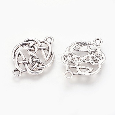 Tibetan Style Alloy Links connectors TIBE-S299-035AS-NR-1