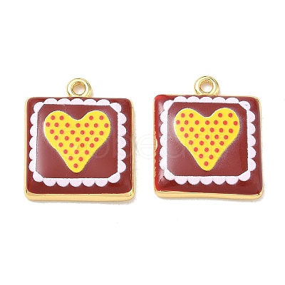 Printed Brass Pendants KK-CBAF9BC-10G-07-1