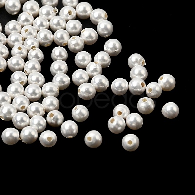Electroplated Shell Pearl Beads BSHE-B008-05A-3mm-1