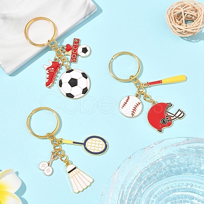 Alloy Enamel Keychain KEYC-FS00030-01-1