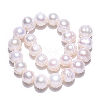 Natural Cultured Freshwater Pearl Beads Strands LS-PEAR-N013-17N-01-1