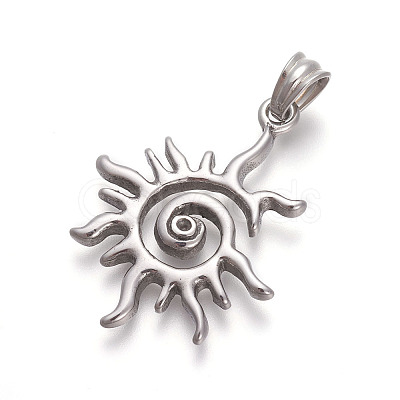 304 Stainless Steel Pendants LS-STAS-O117-72AS-1