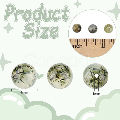 2 Strands Natural Prehnite Beads Strands G-OC0004-73-1