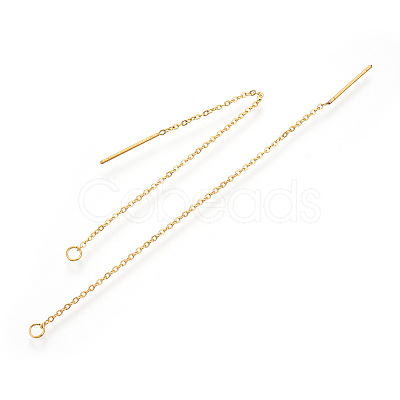 304 Stainless Steel Stud Earring Findings X-STAS-S070-G-1