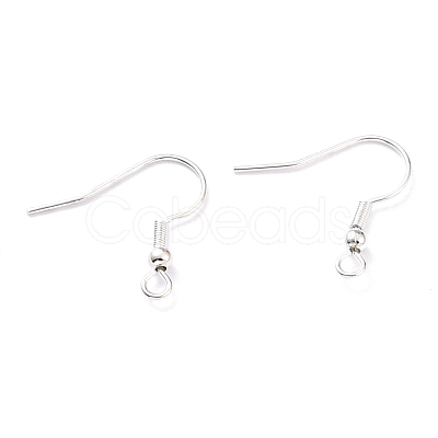 304 Stainless Steel Earring Hooks X-STAS-T031-17S-1