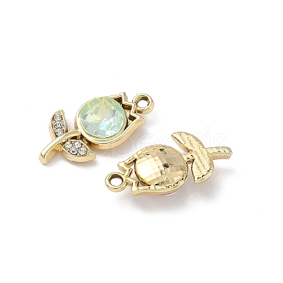 Alloy K5 Glass Pendants FIND-L024-18G-1