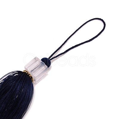Polyester Tassel Pendant Decorations AJEW-WH0263-12B-1