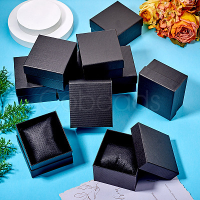 Square Paper Jewelry Bracelet Gift Boxes CON-TAC0010-91H-1