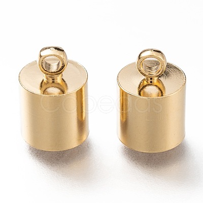 Brass Cord Ends KK-H759-41J-G-1